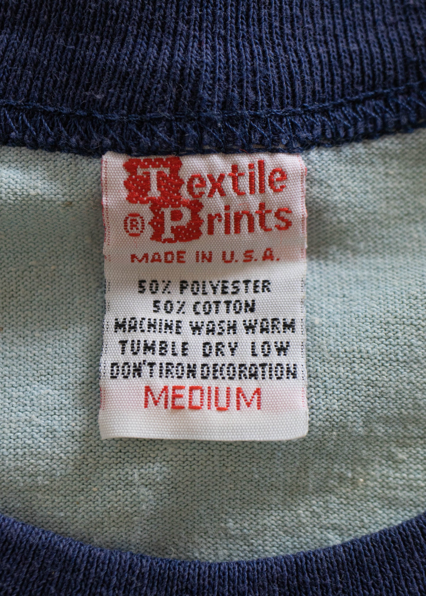 1970s Textile Prints Yellowstone Souvenir T-Shirt Size S/M