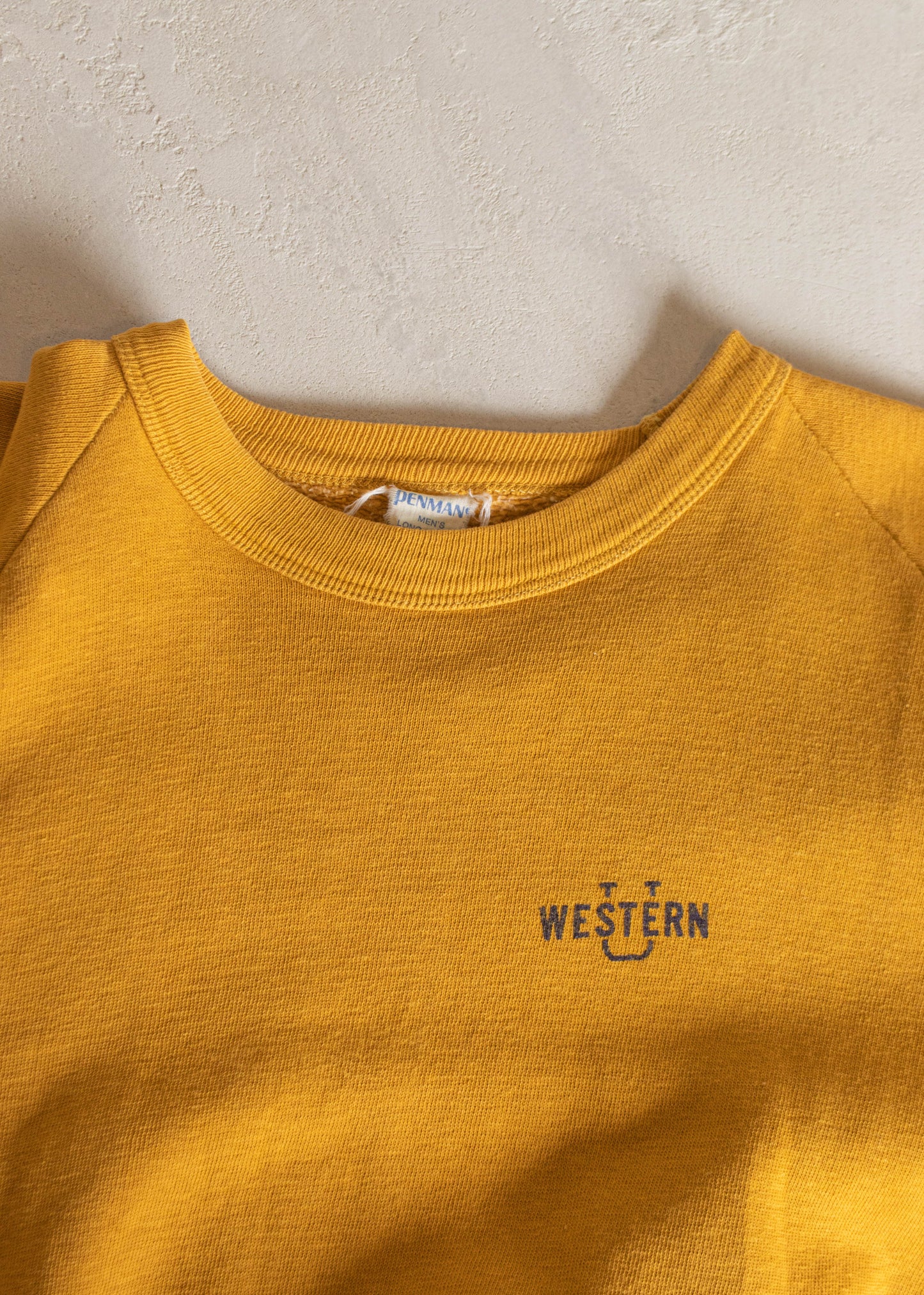 1960s Penmans Western University Raglan Sweatshirt Size XS/S