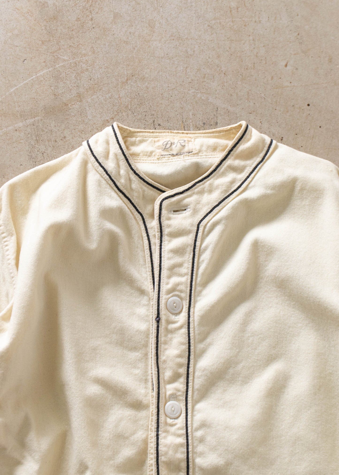 1950s Wool Baseball Jersey Shirt Size L/XL