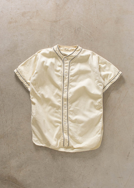 1950s Wool Baseball Jersey Shirt Size L/XL